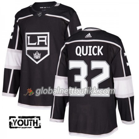 Los Angeles Kings Hockeydrakt Jonathan Quick 32 2017-2018 Svart Adidas Authentic - Herre
